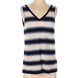 AUTHENTIC Lafayette 148 Pullover VNeck Sheer Tank Sweater